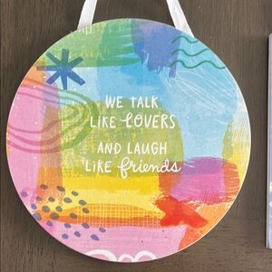 Colorful Wall Hanging Decor BY KATHY PIECE OF WERK ELIZA TODD PASTEL FRIENDS 🩷